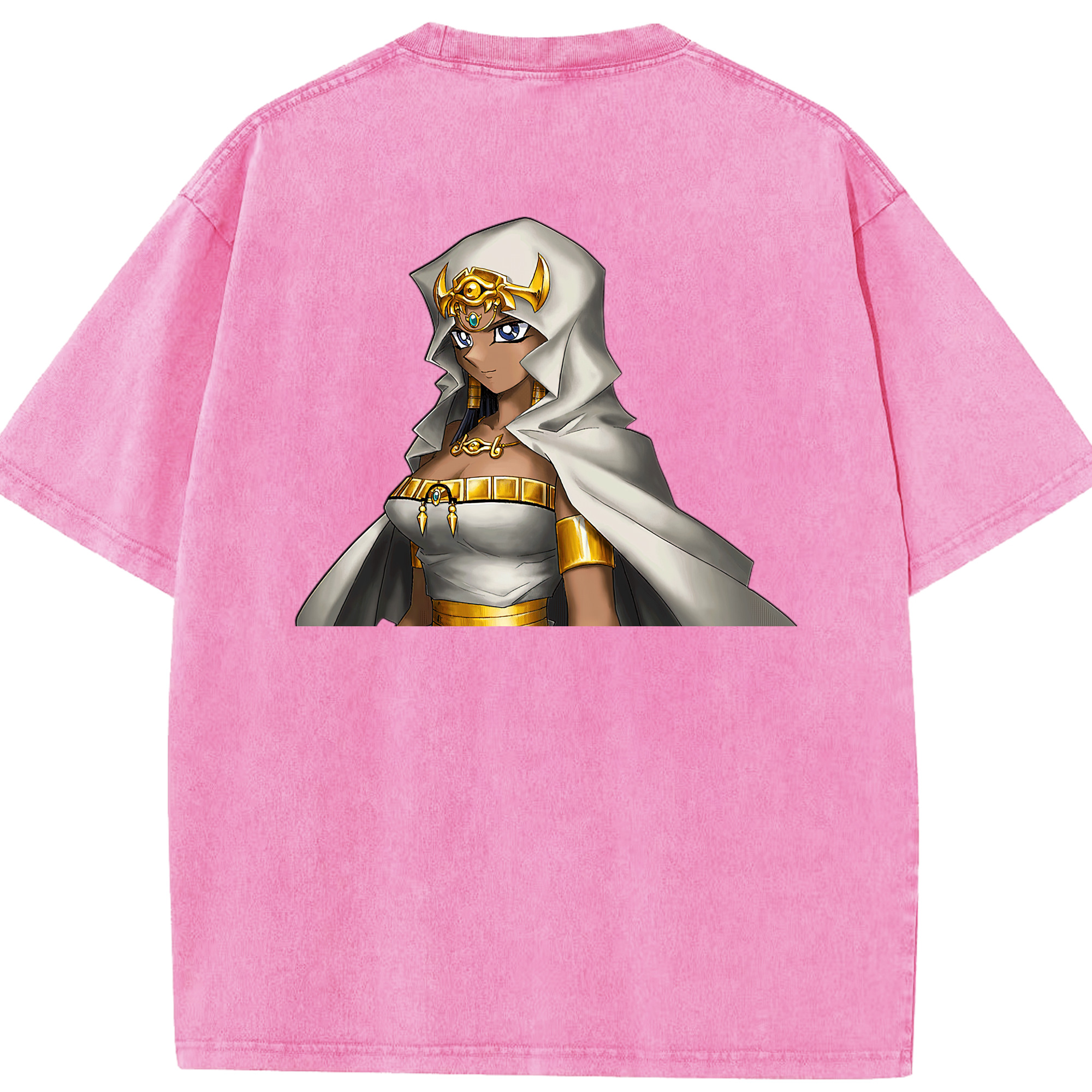 （画像用） 遊☆戯☆王 Yu-Gi-Oh! 綿100% ヴィンテージ風 半袖Tシャツ（背面プリント）